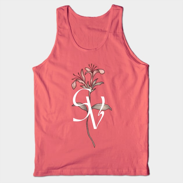 Southern Vanity flower Tank Top by SouthernVanityByJillyan